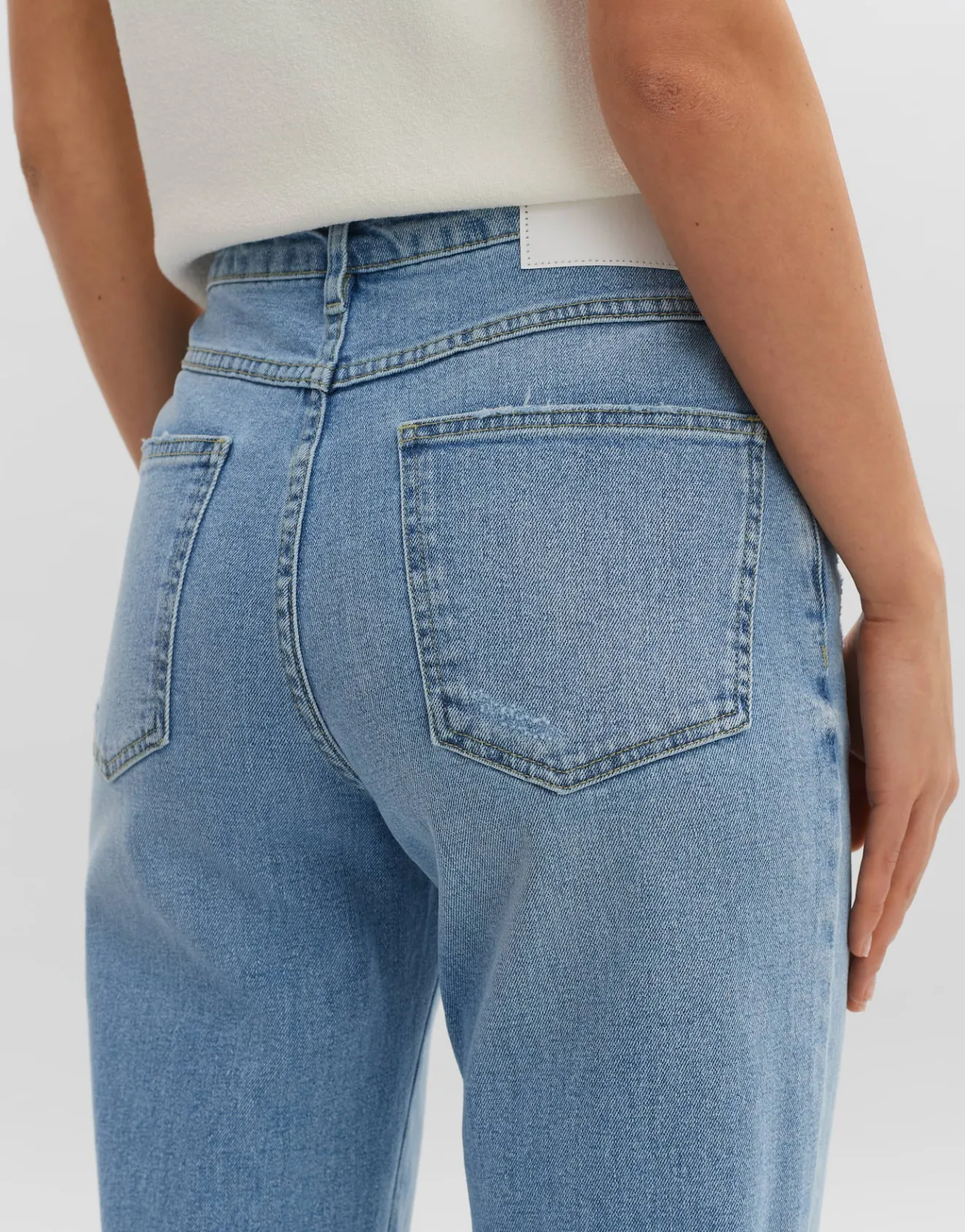 Discount Boyfriend Jeans LANI TWIST Mid Rise aus BCI Cotton Mix Jeans