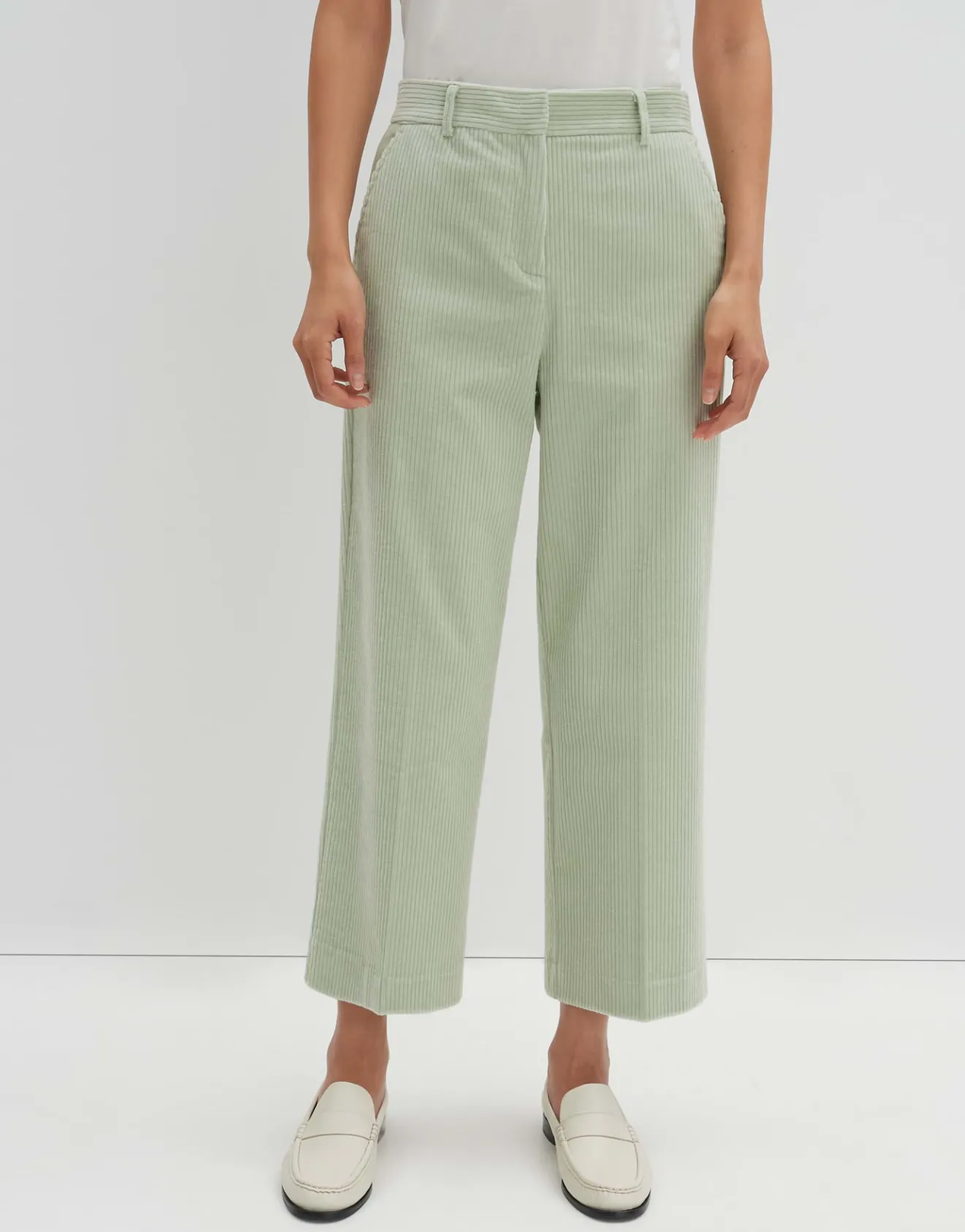 Cheap Cordhose CISILIA CORDUROY Relaxed mit Bügelfalte Hosen