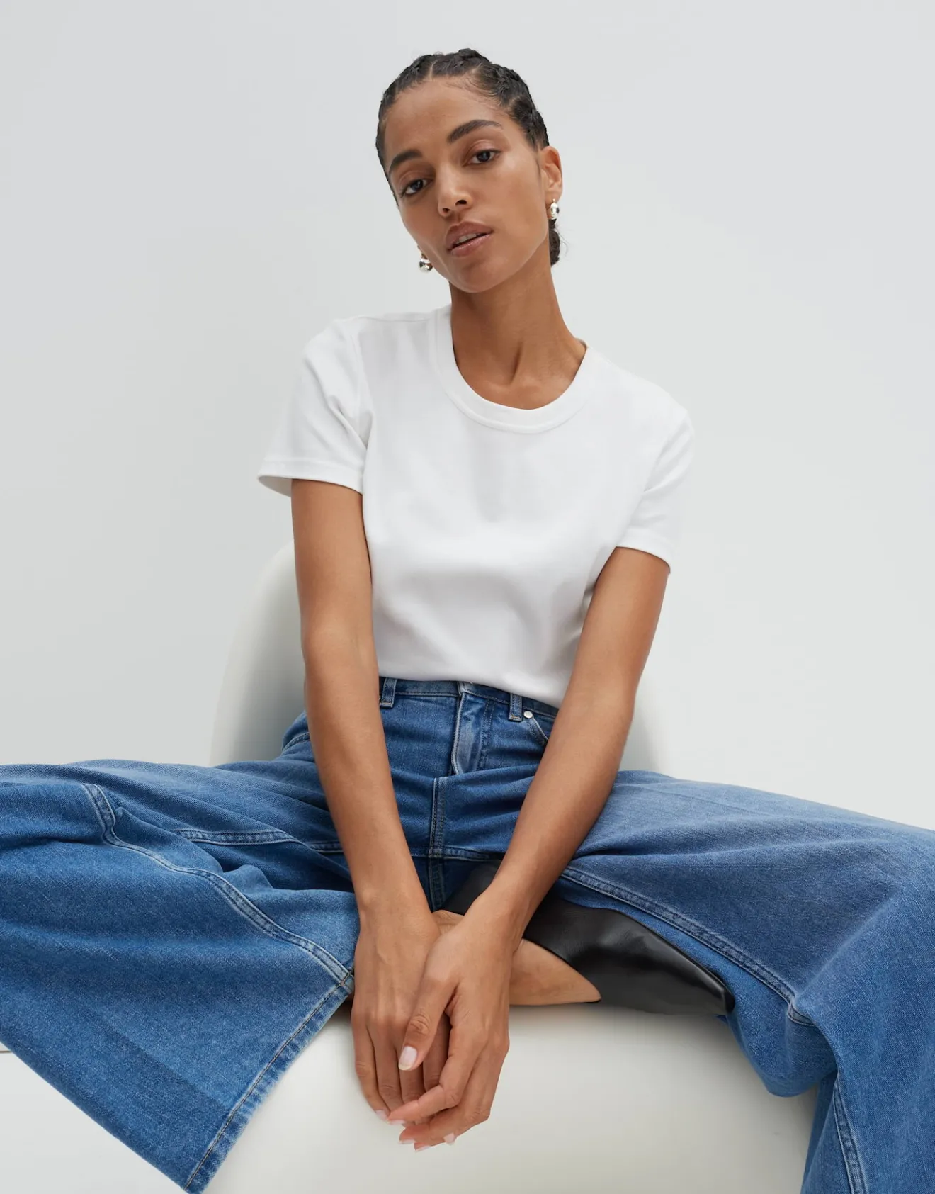 Flash Sale Extra Wide Leg Jeans CELLMA PALAZZO Mid Rise aus BCI Cotton Mix Jeans