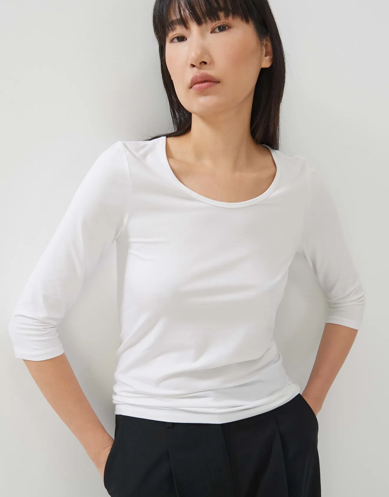 Flash Sale Jerseyshirt KAIN Slim mit aus Modal Mix Basics | Shirts