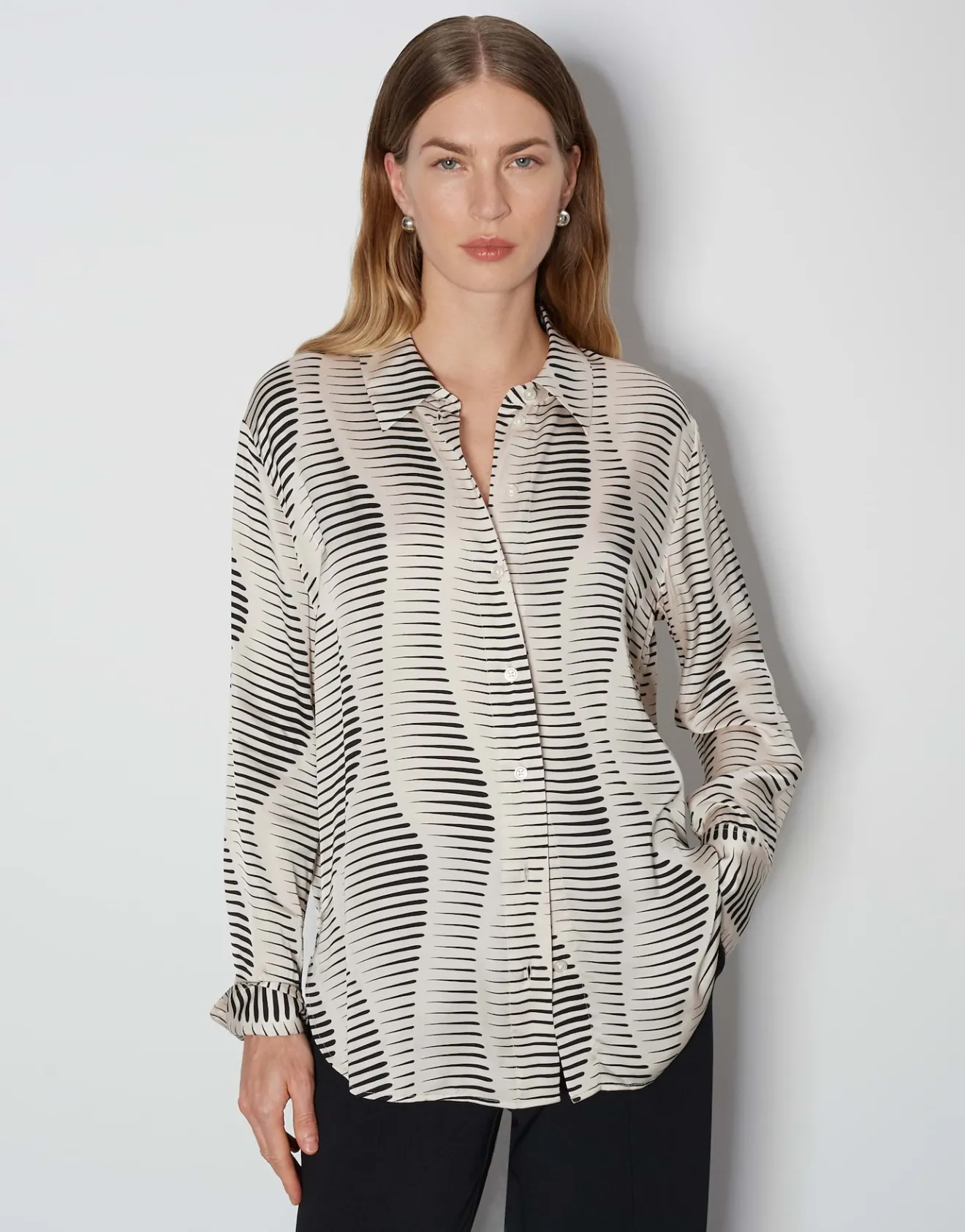 Best Oversize Printbluse ZAURYN aus Viskose Blusen