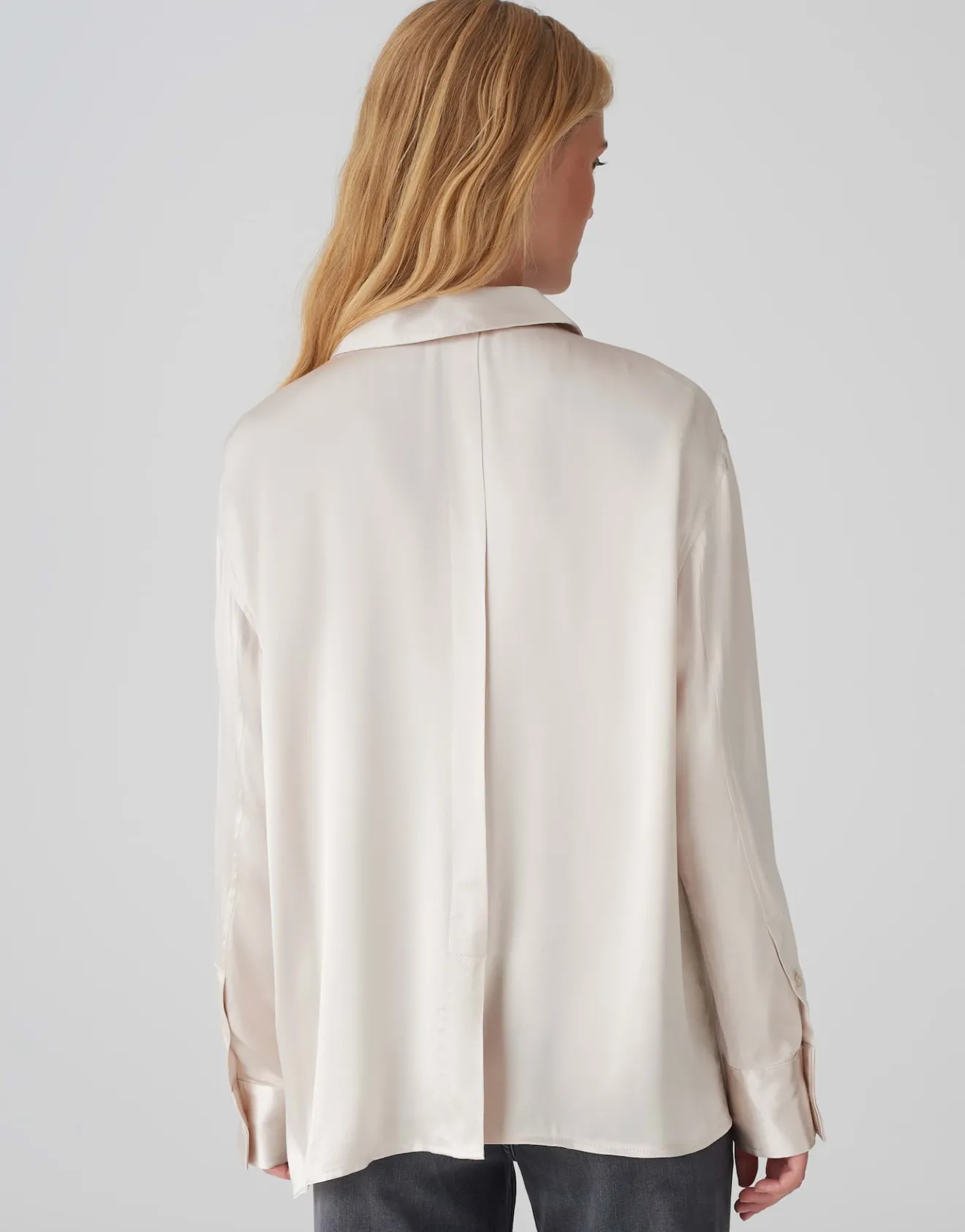 Cheap Satinbluse FENZY Loose aus fließender Viskose Blusen