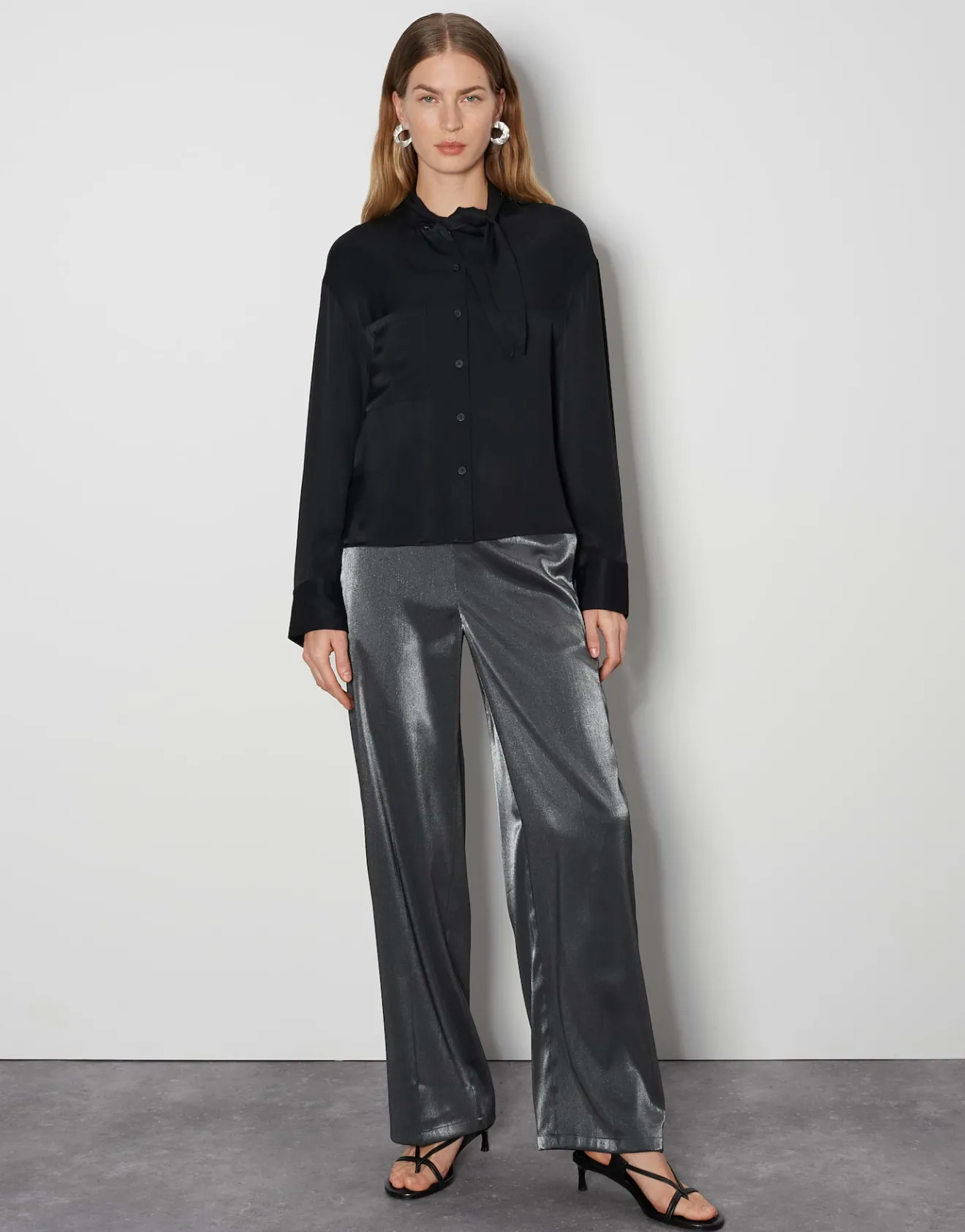 Hot Schluppenbluse ZELDORA Loose aus Viskose Twill Blusen