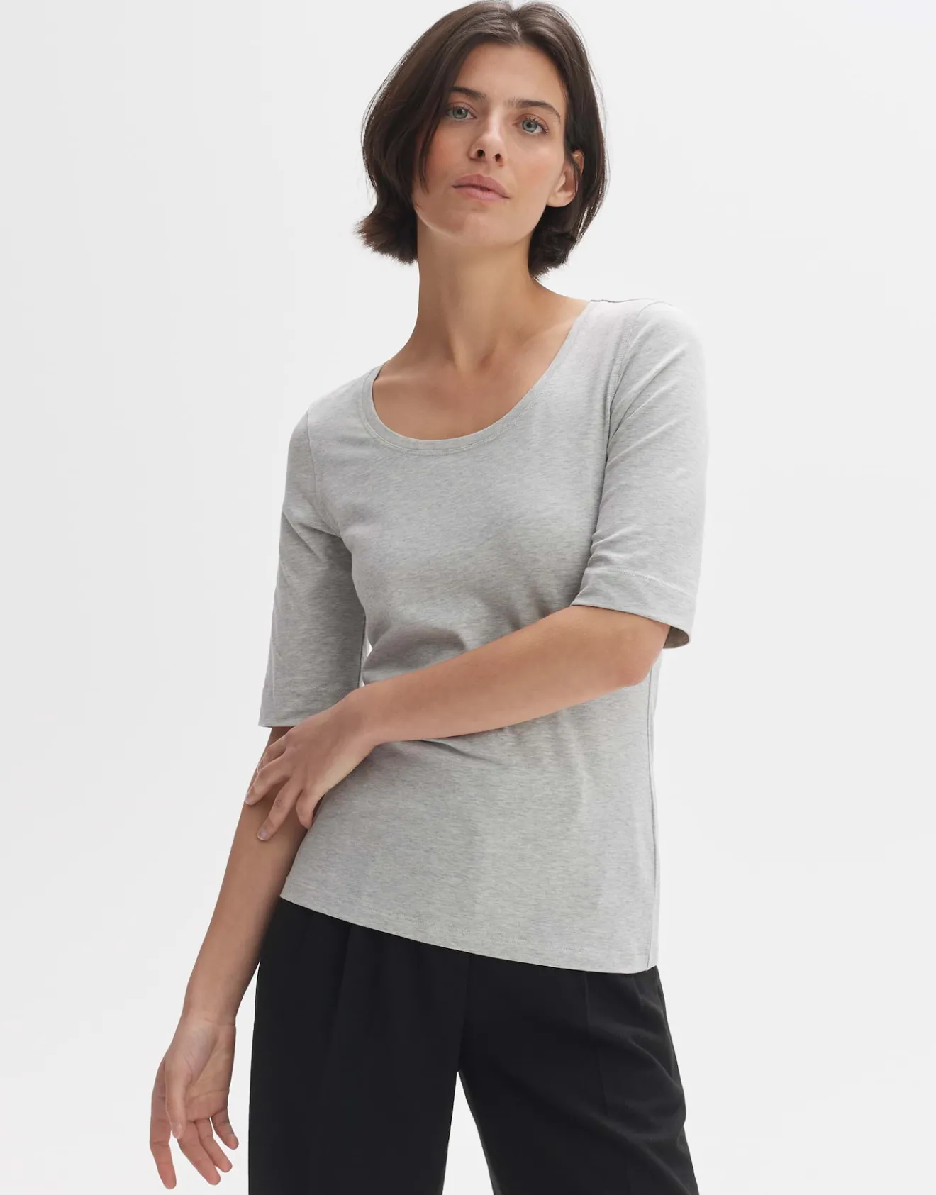 Flash Sale Shirt SERTA Slim aus Jersey Basics