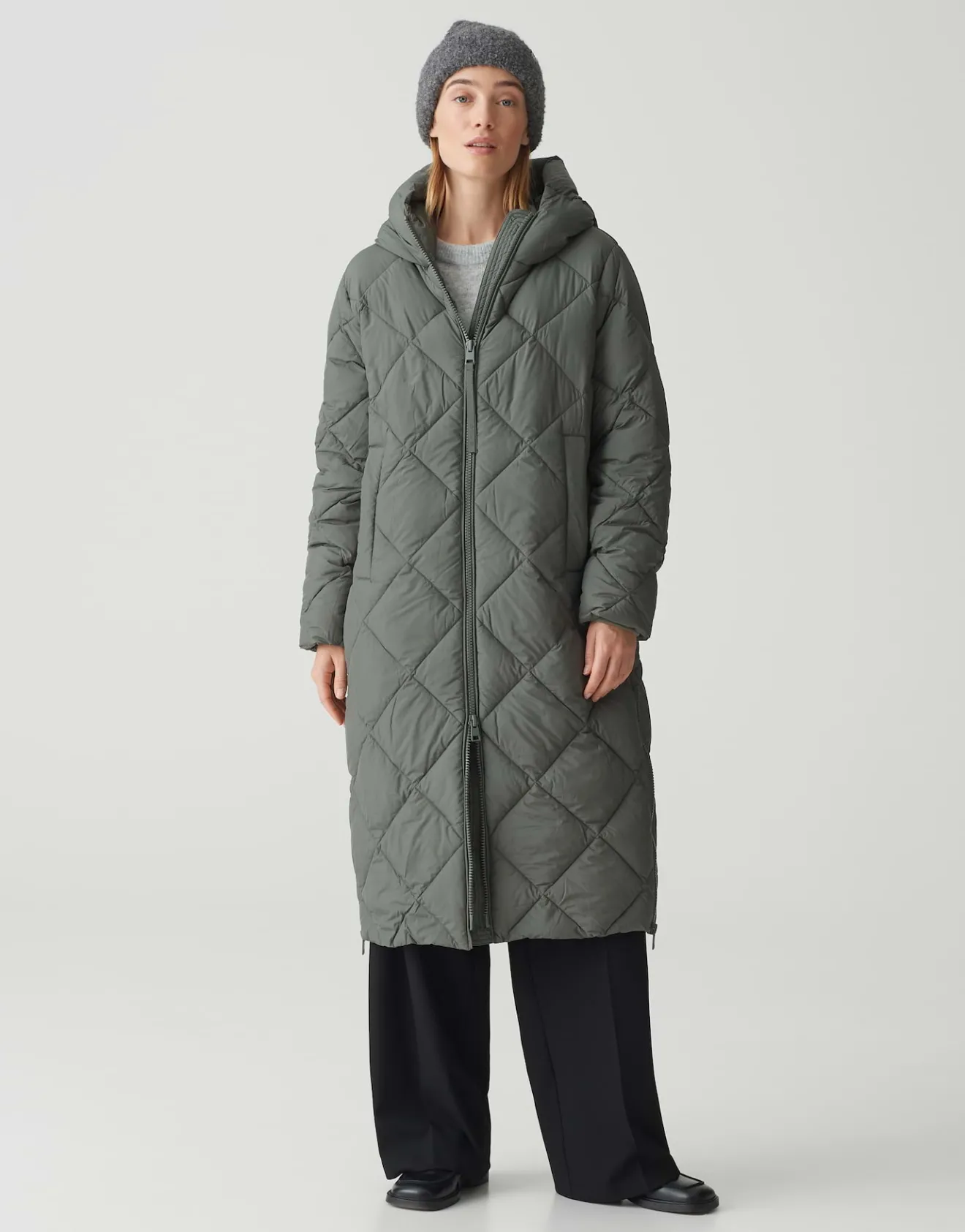 Cheap Steppmantel HUBINE FRESH aus recycelter Daunen Alternative Jacken & Mäntel