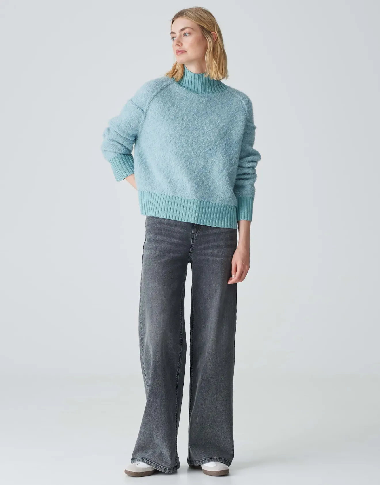 Shop Strickpullover PUKLANA Loose mit Wolle Strick