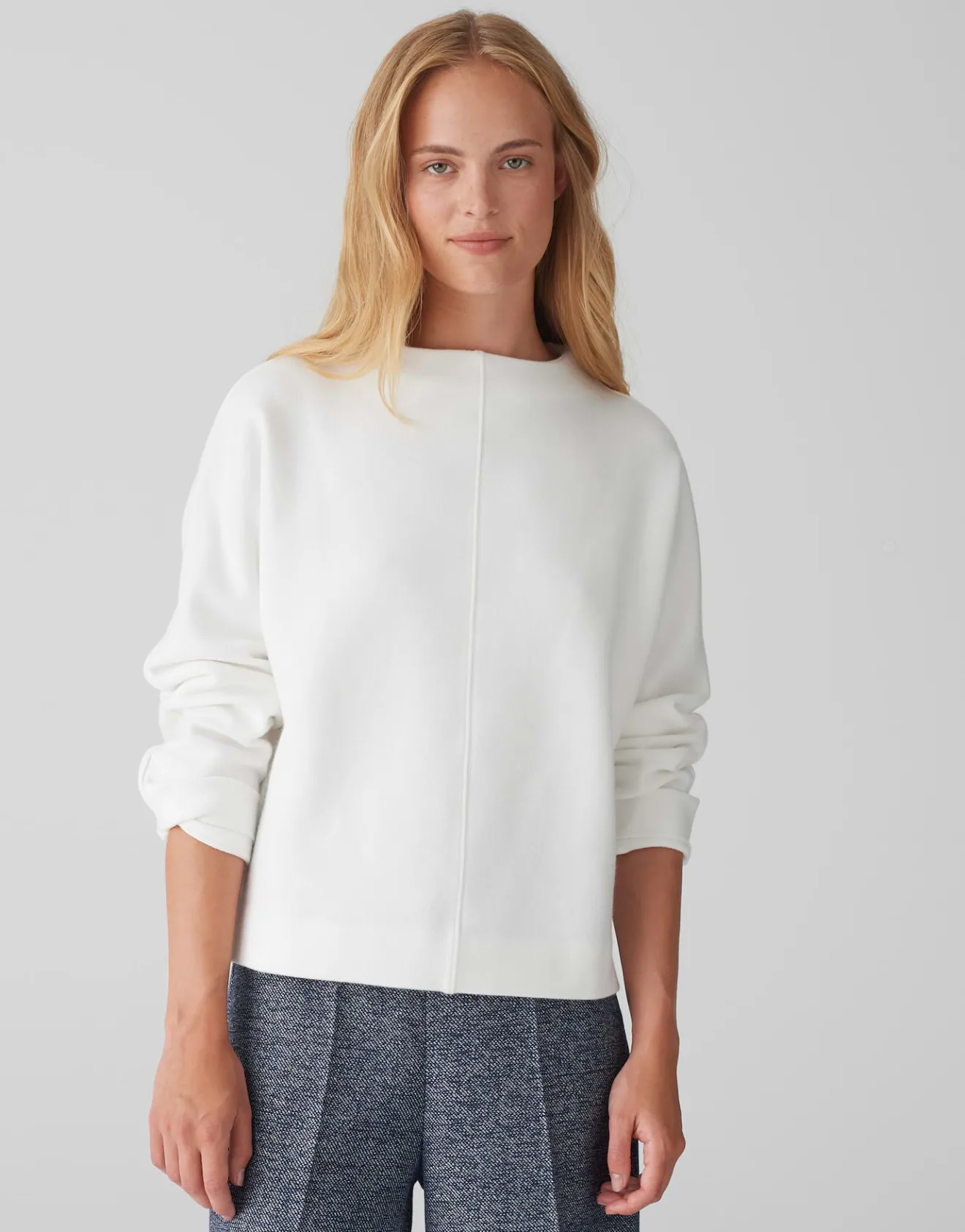 Clearance Sweater GUNNEL Batwing Fit in softer Strickoptik Strick | Sweat