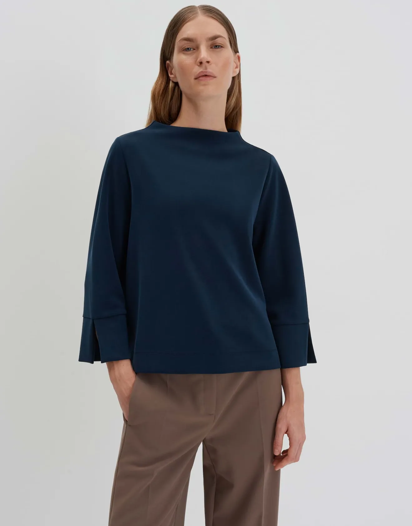 Best Sweater USARAH Loose aus samtigem Modal Mix Sweat