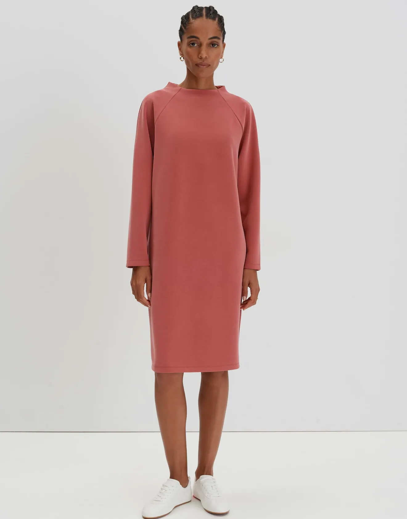 Best Sale Sweatkleid QJARLE aus samtigen Modal Mix Kleider