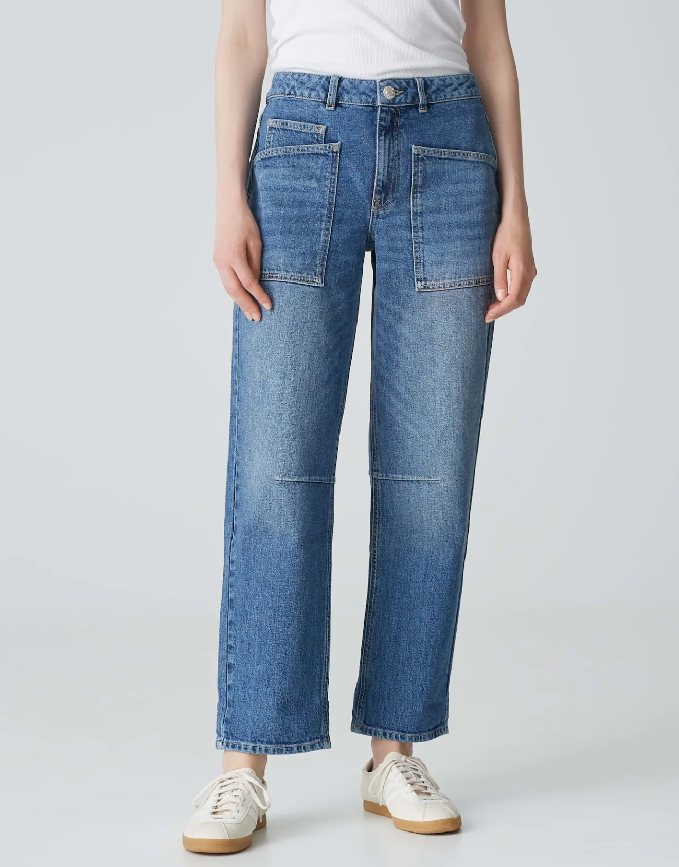 Discount Tapered Jeans LISSIE Mid Rise aus BCI Cotton Mix Jeans