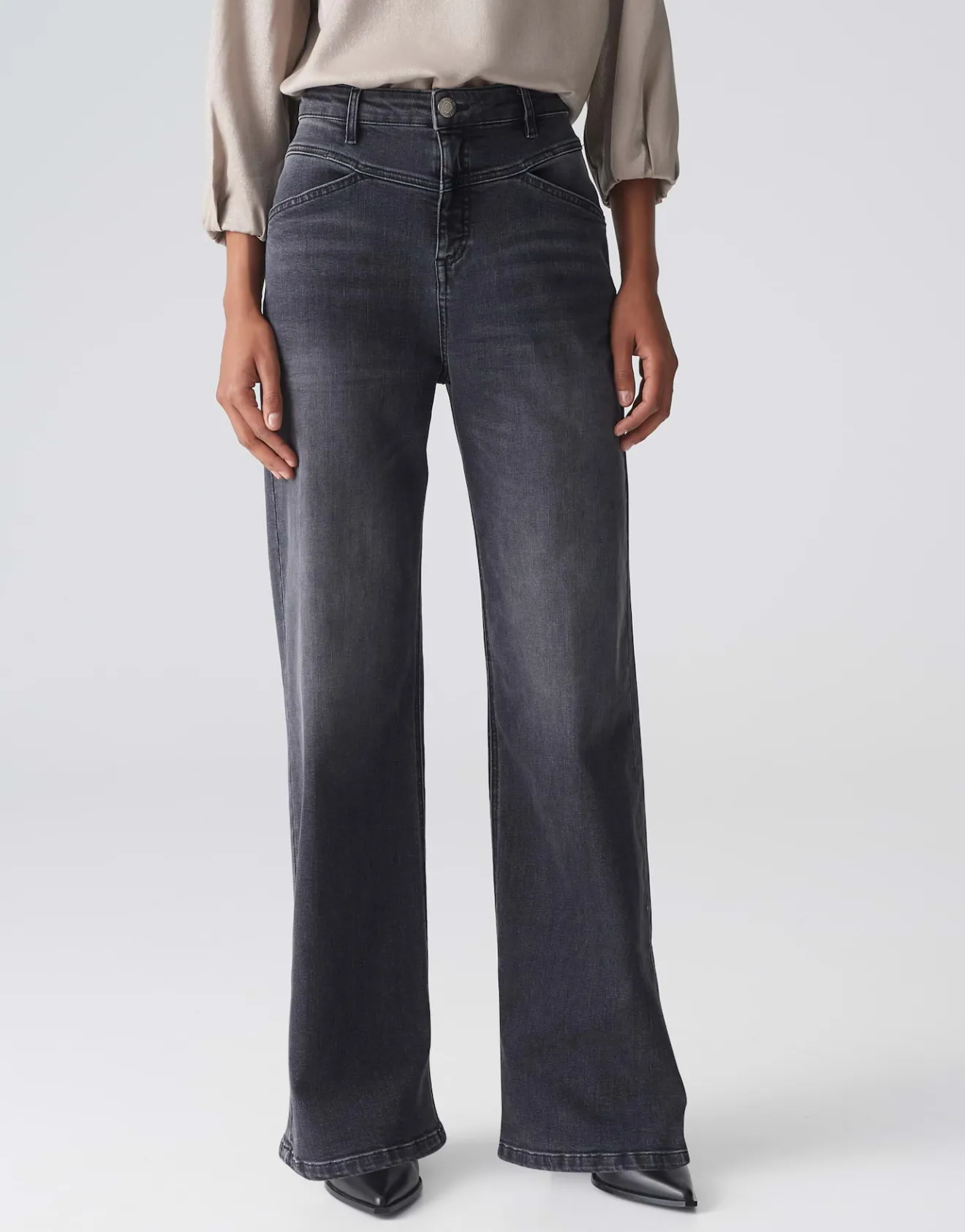 Cheap Wide Leg Jeans MARLI CLASSY High Rise mit hohem Stretch-Anteil Jeans